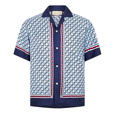 gucci men's silk shirt